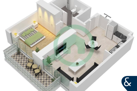 Apartman u gradu Dubai Harbour, Dubai, UAE 1 spavaća soba, 71 m2 Br. 666538 - Slika 10