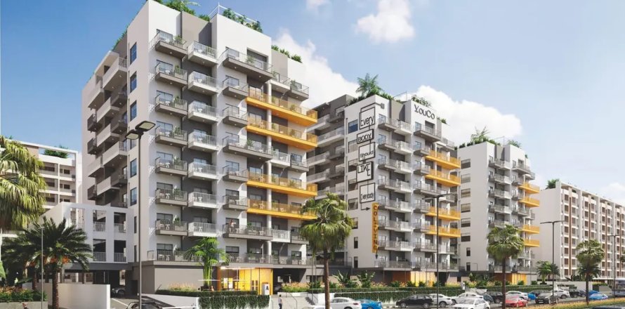 דירה ב Dubai Production City (IMPZ), Dubai, איחוד האמירויות 2 חדרי שינה, 62.49 מ"ר מספר 752437