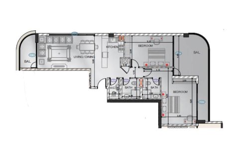 阿联酋 Dubai Nadd Al Sheba 待售 : 1 卧, 76 平方米 , 编号689999 - 照片 9