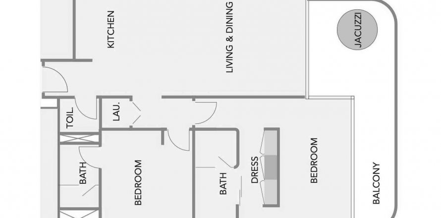 Apartment in Sunset Bay 2 in Dubai, UAE 2 bedrooms, 136.94 sq.m. № 574701