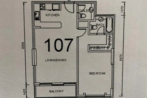 Apartament në Dubai, Emiratet e Bashkuara Arabe 1 dhomë gjumi, 870 m2. № 378962 - Foto 1