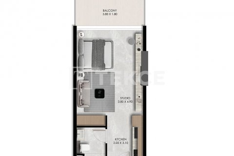 Byt v Dubai Studio City, SAE 1 ložnice, 63 m² Č.: 565104 - fotografie 20