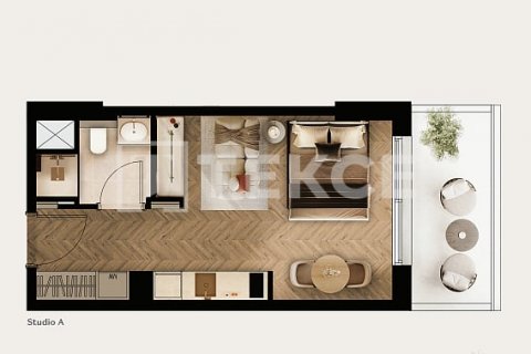 Byt v Dubai Studio City, SAE 2 ložnice, 103 m² Č.: 565099 - fotografie 14