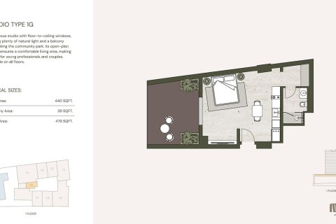 Apartamento para venda em Jumeirah Village Circle, Dubai, EAU 1 quarto, 30 m2 № 728433 - foto 15