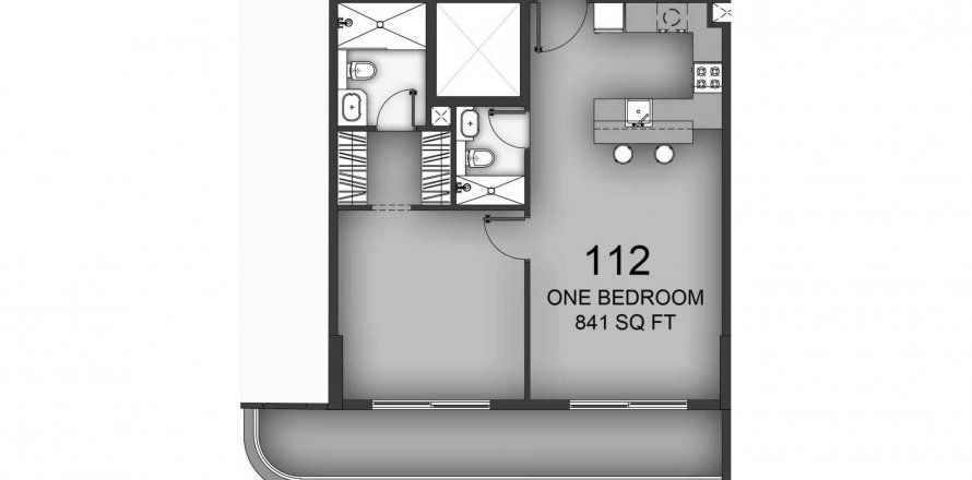 Apartment in Aizel Tower in International City, Dubai, UAE 1 bedroom, 78.13 sq.m. № 628412