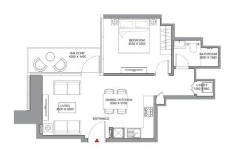 Apartment in Skyscape Altius in Nadd Al Sheba, Dubai, UAE 1 bedroom, 59 sq.m. № 704891 - photo 7