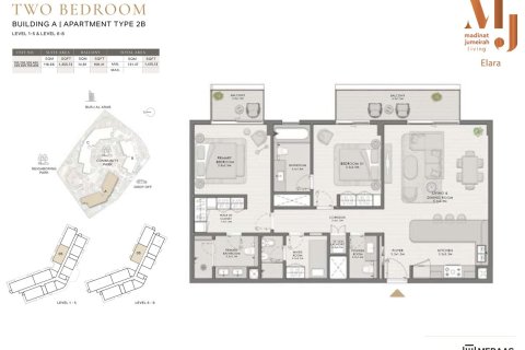 Apartment in Elara in Umm Suqeim, Dubai, UAE 1 bedroom, 67 sq.m. № 704907 - photo 11