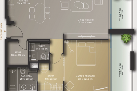 Apartment in Dubai, UAE 1 bedroom, 105 sq.m. № 611541 - photo 20