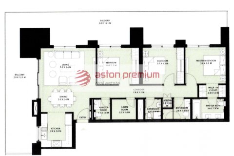 Apartment sa Dubai Hills Estate, UAE 3 silid-tulugan, 201.5 sq.m. № 670242 - larawan 34