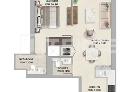 Leilighet til salgs i Jumeirah Lake Towers, Dubai, Emiratene 1 soverom, 46 kvm Nr. 722692 - Foto 11