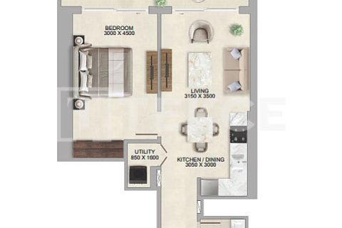 Leilighet til salgs i Jumeirah Lake Towers, Dubai, Emiratene 1 soverom, 46 kvm Nr. 722692 - Foto 12