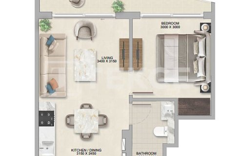 Leilighet til salgs i Jumeirah Lake Towers, Dubai, Emiratene 1 soverom, 46 kvm Nr. 722692 - Foto 10