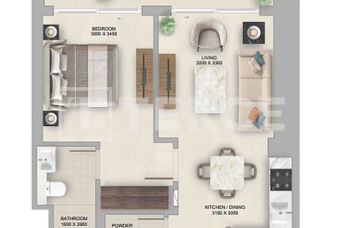 Leilighet til salgs i Jumeirah Lake Towers, Dubai, Emiratene 1 soverom, 46 kvm Nr. 722692 - Foto 9