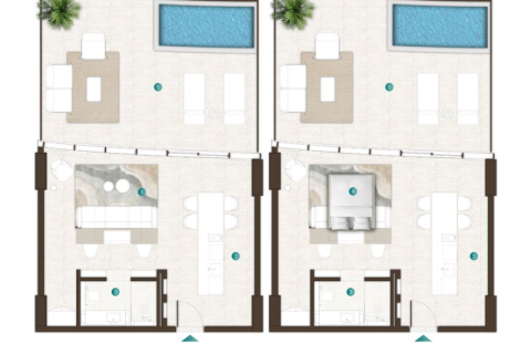 Müüa korter asukohaga Al Marjan Island, Ras Al Khaimah, AÜE: 1 magamistoaga, 82 m² Nr 690142 - pilt 17