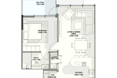 Apartment sa Dubai, UAE 1 silid-tulugan, 72 sq.m. № 690145 - larawan 4