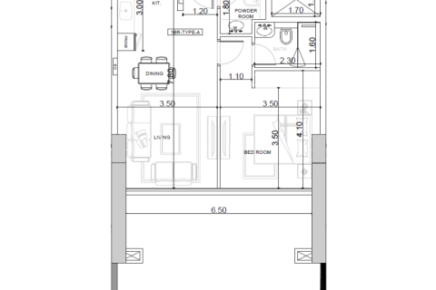 Купить квартиру в Дубай Марина, ОАЭ 1 спальня, № 690146 - фото 6