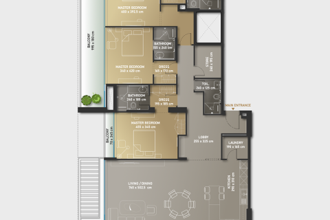 آپارتمان برای فروش در  Palm Jumeirah، Dubai، امارات متحده عربی  1 خوابه ، 80 متر مربع ، شماره 690141 - تصویر 6