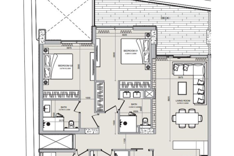 Apartmen di Dubai, UAE 1 bilik tidur, 72 meter persegi № 690143 - foto 5