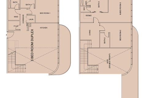 Apartmán v Dubai, SAE 1 spálňa, 76 m2 č. 690147 - Fotografia 16