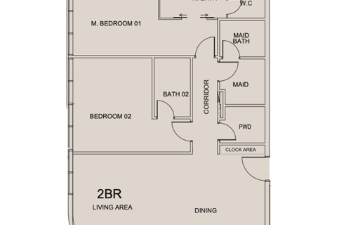 Apartmán v Dubai, SAE 1 spálňa, 76 m2 č. 690147 - Fotografia 14