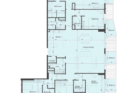 Dubai, संयुक्त अरब अमीरात में अपार्टमेंट, 1 बेडरूम, 75 वर्ग मीटर, संख्या 690144 - फ़ोटो 6