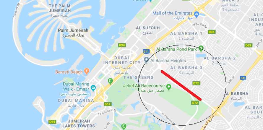 Pozemek v Dubai, SAE Č.: 700976