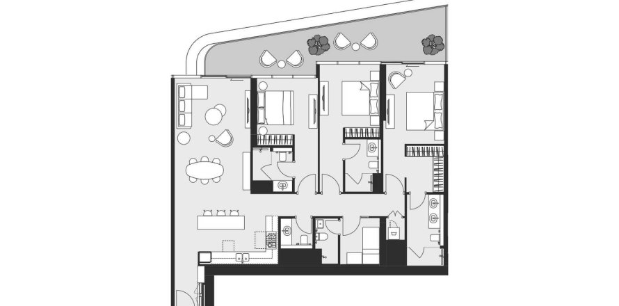 شقة في Dubai Design District، دبي 3 غرفة نوم ، 182.56 متر مربع . ر قم 694752
