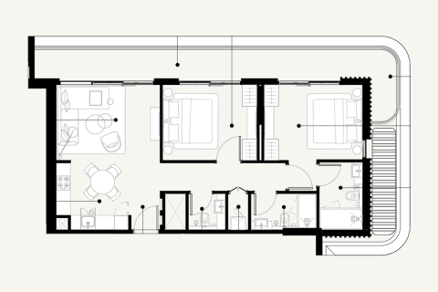 Apartman u gradu Al Furjan, Dubai, UAE 1 soba, 29 m2 Br. 732690 - Slika 6