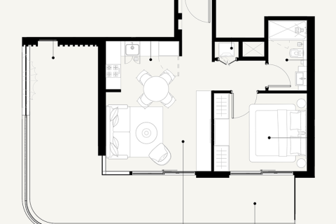 Apartman u gradu Al Furjan, Dubai, UAE 1 soba, 29 m2 Br. 732690 - Slika 5