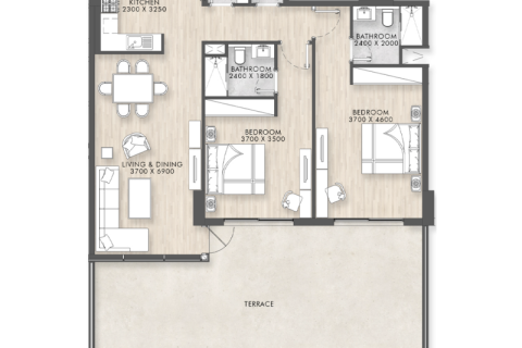 Dubai, संयुक्त अरब अमीरात में अपार्टमेंट, 1 बेडरूम, 67 वर्ग मीटर, संख्या 690138 - फ़ोटो 5