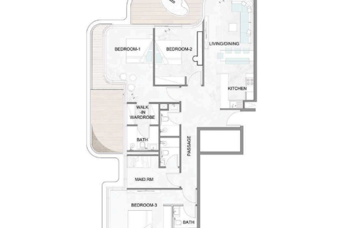 Dzīvoklis Dubaijā, AAE 2 istabas, 92 m2 Nr. 690135 - attēls 3