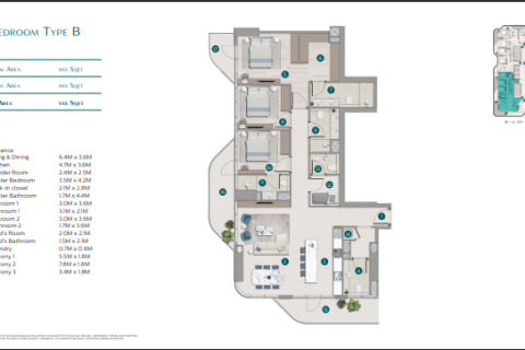 Apartment in Flora Shore Beachfront Residences in Dubai, UAE 2 bedrooms № 704827 - photo 22