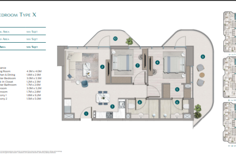 Apartment in Flora Shore Beachfront Residences in Dubai, UAE 2 bedrooms № 704827 - photo 21