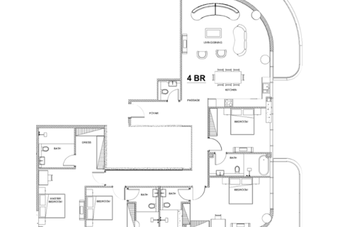 Byt v VILLA del BRUNELLO v Dubai, SAE 2 ložnice, 101 m² Č.: 704828 - fotografie 21