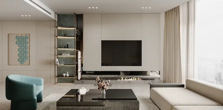 Apartment in Binghatti Aquarise in Business Bay, Dubai, UAE 1 room, 40 sq.m. № 704825
