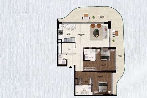 דירה למכירה ב Dubai, איחוד האמירויות  1 חדר שינה, 72 מ"ר, מספר 722686 - תמונה 22
