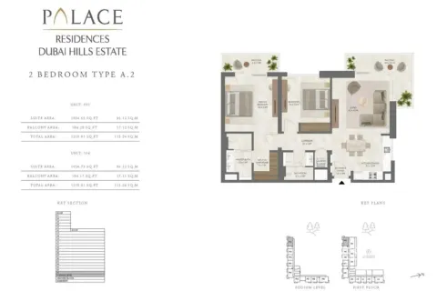 Apartamento para venda em Dubai Hills Estate, Dubai, EAU 2 quartos, 112 m2 № 737908 - foto 15