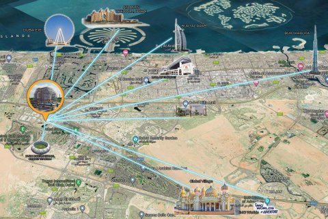 Apartman u Dubai Production City (IMPZ), UAE 1 spavaća soba, 75 m2 Br. 652335 - fotografija 24