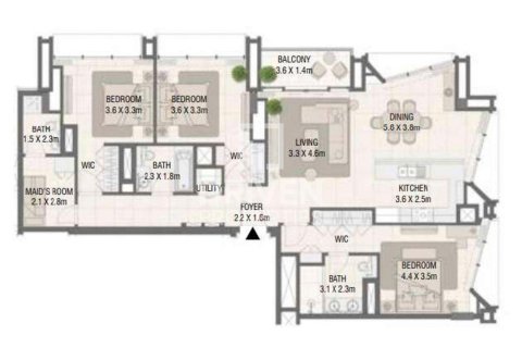 Dubai Design District, UAE의 판매용 아파트 침실 3개, 144제곱미터 번호 683071 - 사진 21