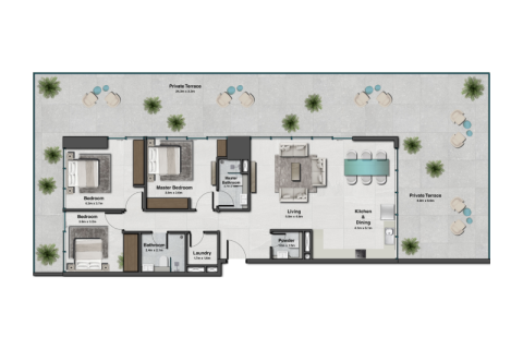 Lakás itt: Jumeirah Village Circle, Dubai, EAE, 1 szoba, azonosító: 732642 - fénykép 8