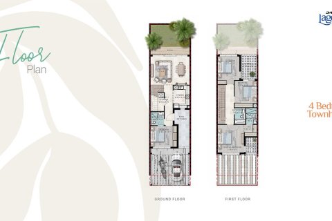 Townhouse di DAMAC Hills (Akoya by DAMAC), Dubai, UEA 4 kamar tidur nomor 704586 - foto 9