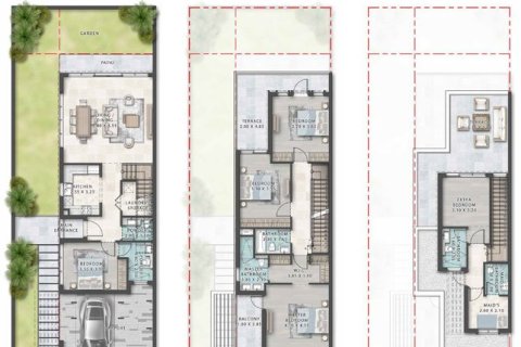 Villa sa Damac Lagoons, Dubai, UAE 3 silid-tulugan № 704587 - larawan 6