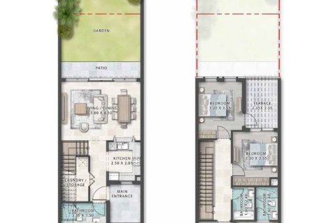 Villa sa Damac Lagoons, Dubai, UAE 3 silid-tulugan № 704587 - larawan 4