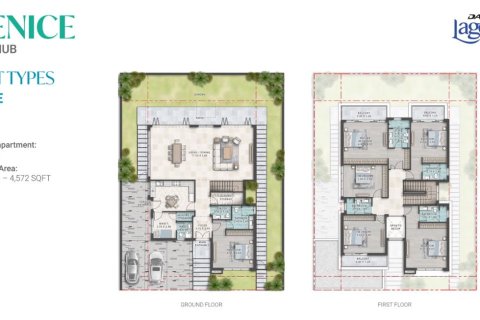 Damac Lagoons, Dubai, संयुक्त अरब अमीरात में विला, 6 बेडरूम, 378 वर्ग मीटर, संख्या 704583 - फ़ोटो 5