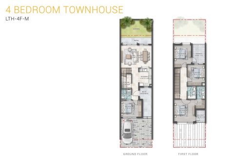 Apartmán v Damac Lagoons, Dubai, SAE 4 spálne č. 704588 - Fotografia 8