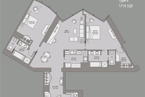 شقة للإيجار في وسط مدينة دبي، دبي، الإمارات العربية المتحدة 2 غرفة نوم ، 159 متر مربع ، رقم 668587 - صورة 20