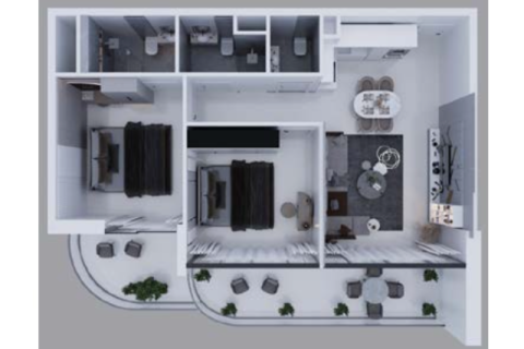 Byt v Dubai Land, SAE 1 pokoj, 35 m² Č.: 732410 - fotografie 3