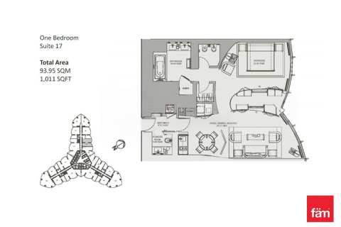 Apartmán v Downtown Dubai (Downtown Burj Dubai), SAE 1 spálňa, 91.6 m2 č. 696834 - Fotografia 22