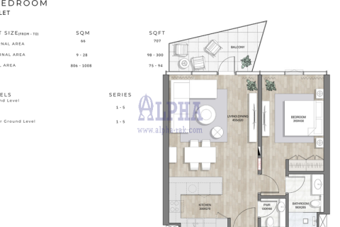 Apartamento para venda em Mina Al Arab, Ras Al Khaimah, EAU 1 quarto, 72.1 m2 № 709284 - foto 15