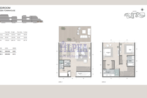 Apartment sa Mina Al Arab, Ras Al Khaimah, UAE 2 silid-tulugan, 115.3 sq.m. № 709287 - larawan 14